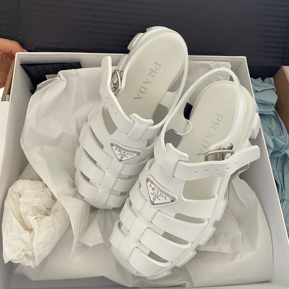 Prada cage sandal
